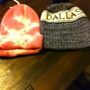 2 I don't remember what they are called but the keep your head and ears BEENIES